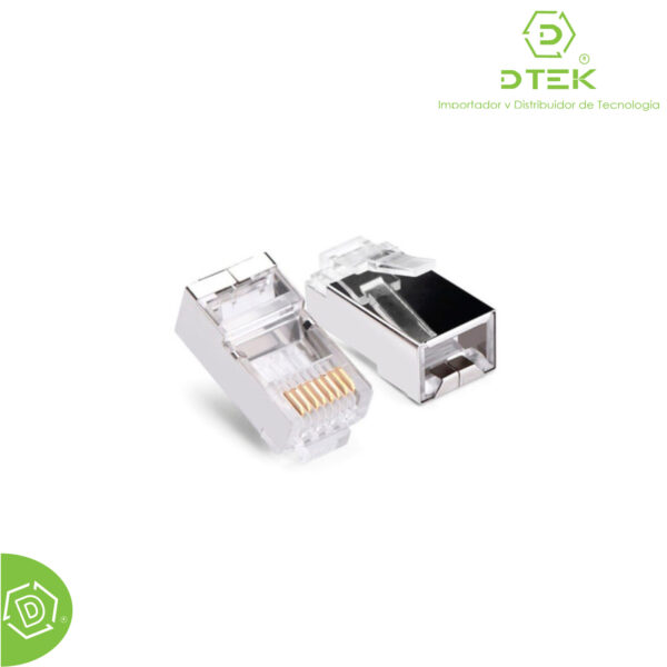 CONECTOR RJ45 CAT6 BLINDADO X 50 Unidades